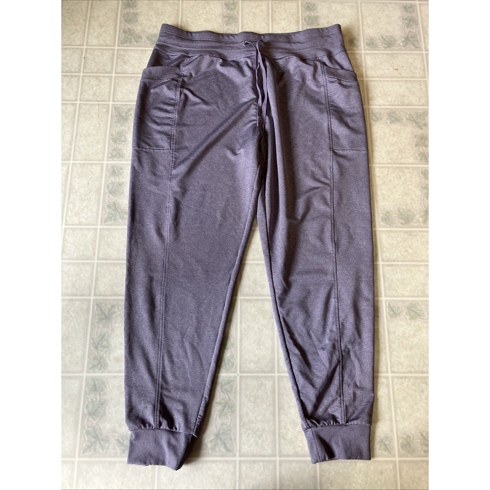 32‎ Degrees Heat Purple Active Tech Utility Jogger Pants Size XL Deep Pockets